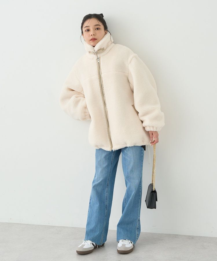 earth music&ecology「ボアルーズブルゾン」|ブルゾン・スタジャン|