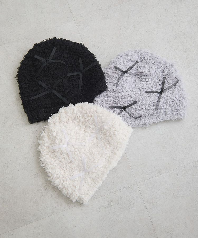 earth music&ecology「チュールリボンニットビーニー」|その他|