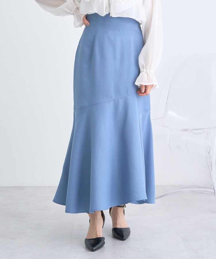 earth music&ecology「アシメティアードマーメイドスカート」|フレア|Blue