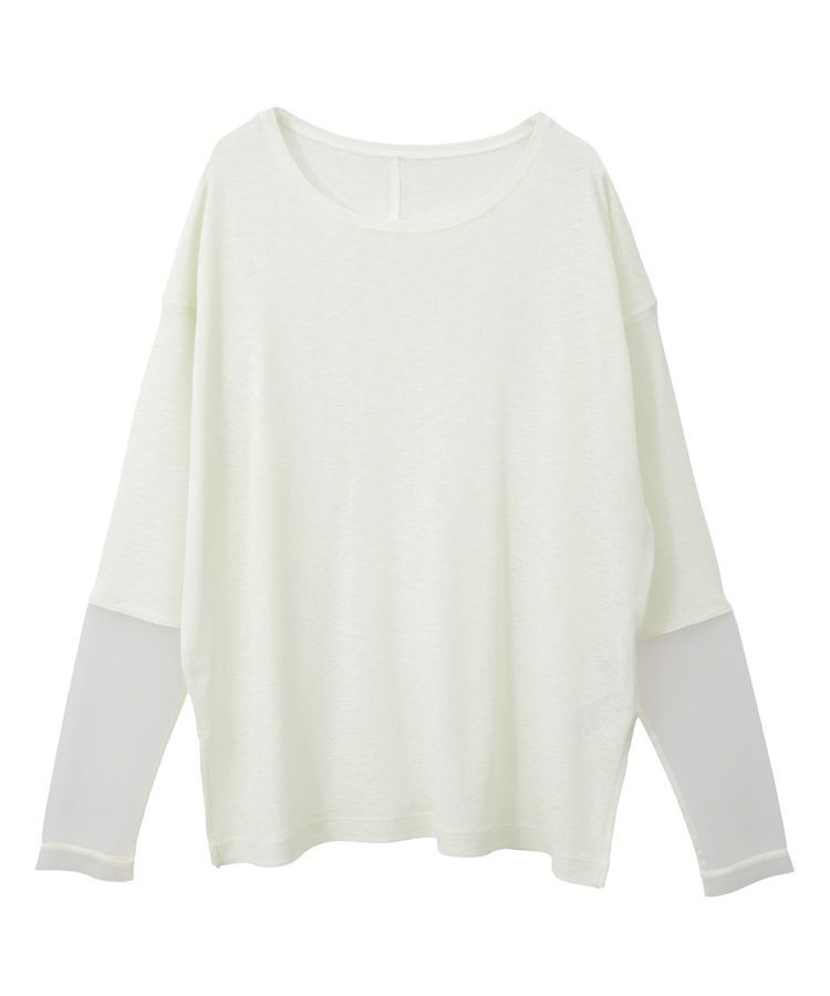 earth music&ecology「ラメシアースリーブプルオーバー」|Tシャツ・カットソー|