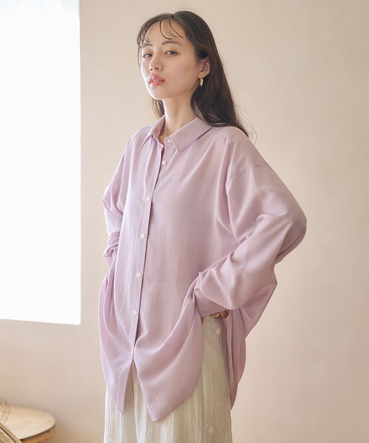 earth music&ecology「シアーシャツ」|シャツ・ブラウス|