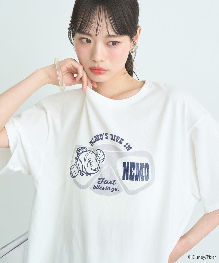 earth music&ecology「Finding Nemo/シリコンプリントTシャツ」|Tシャツ・カットソー|Off White