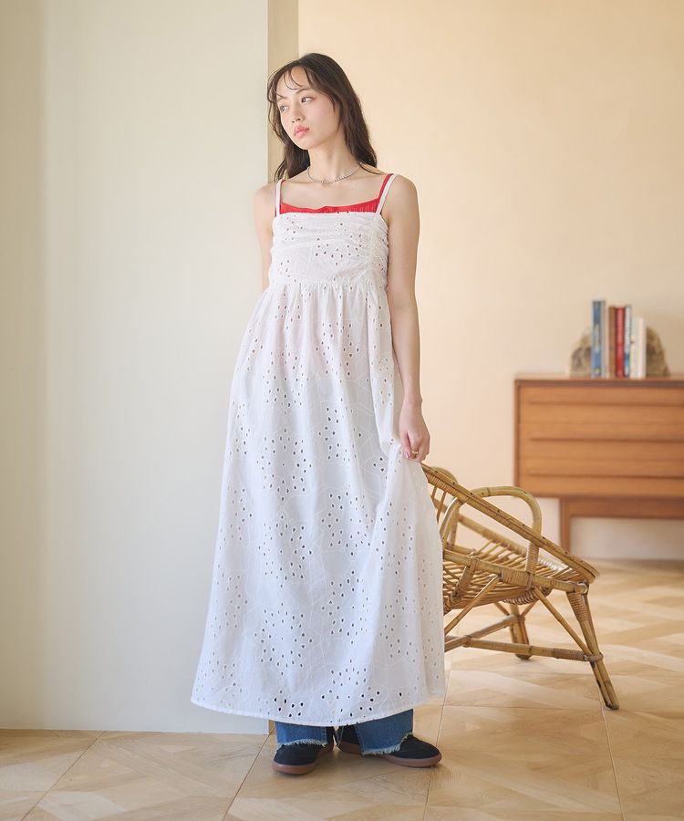 earth music&ecology「コード付きキャミソール」|キャミソール|