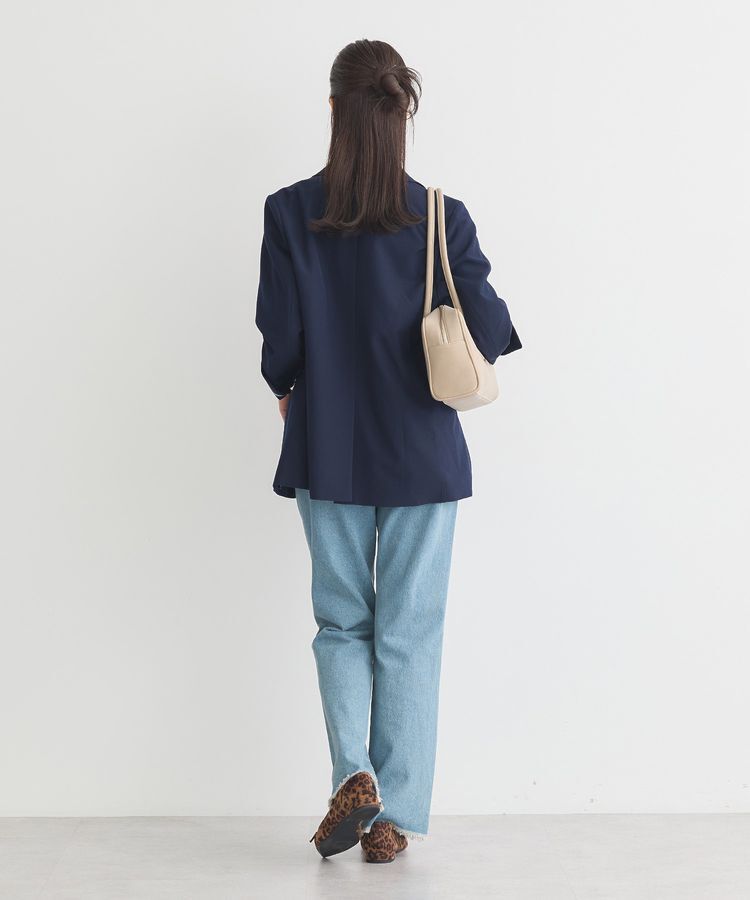 earth music&ecology「カットオフフレアデニムパンツ」|デニム|