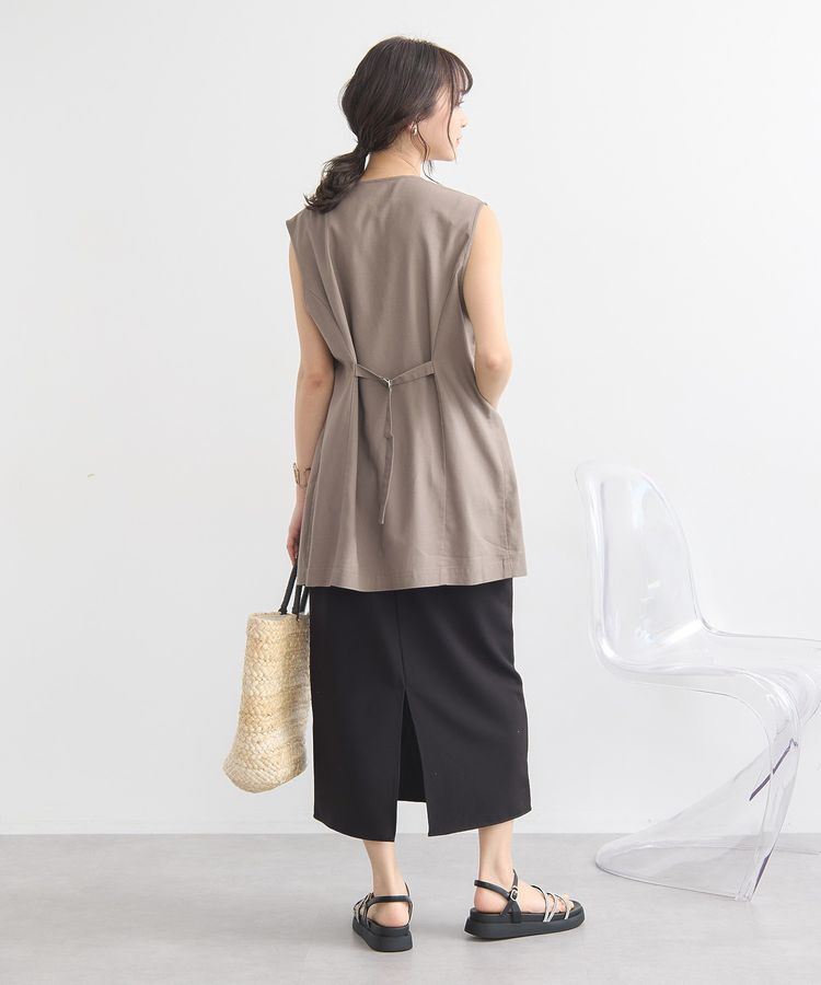 earth music&ecology「リラックスジレ / リネン混」|ベスト・ジレ|