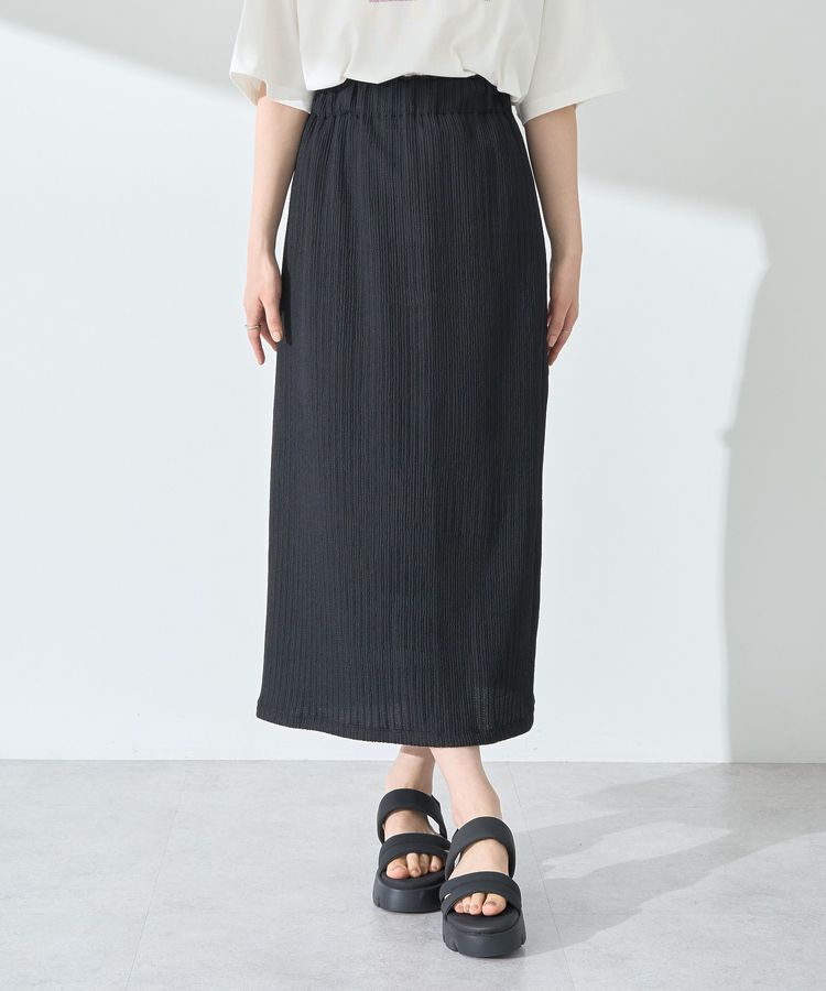 earth music&ecology「選べる丈カットナロースカート」|タイト|