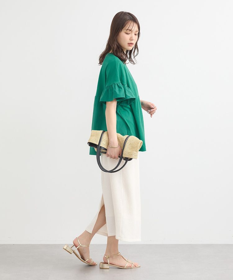 earth music&ecology「選べる丈カットナロースカート」|タイト|