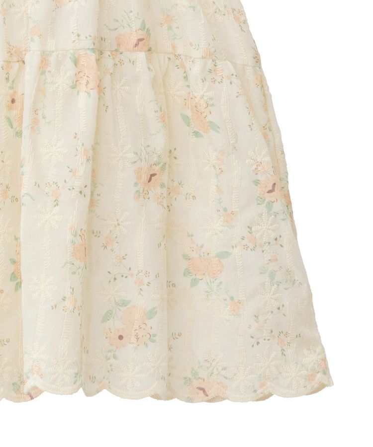 earth music&ecology「フラワープリント刺繍ブラウス」|シャツ・ブラウス|