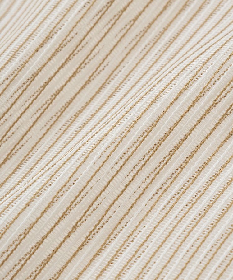 earth music&ecology「メッシュストライプショートシャツ」|シャツ・ブラウス|