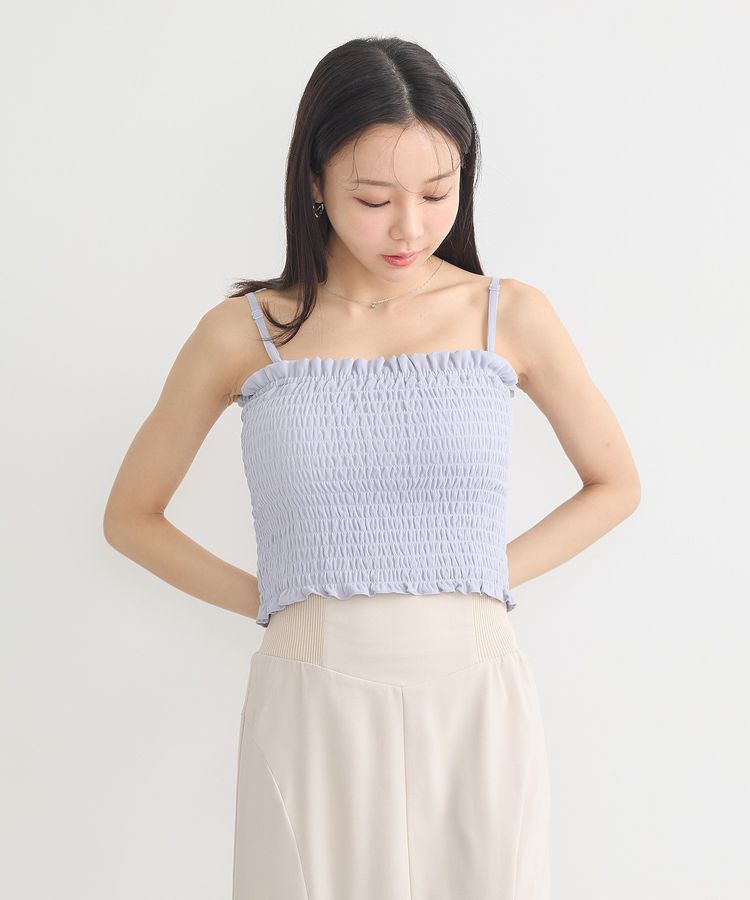 earth music&ecology「SET2点シアーシャーリングブラウス＋インナー」|シャツ・ブラウス|