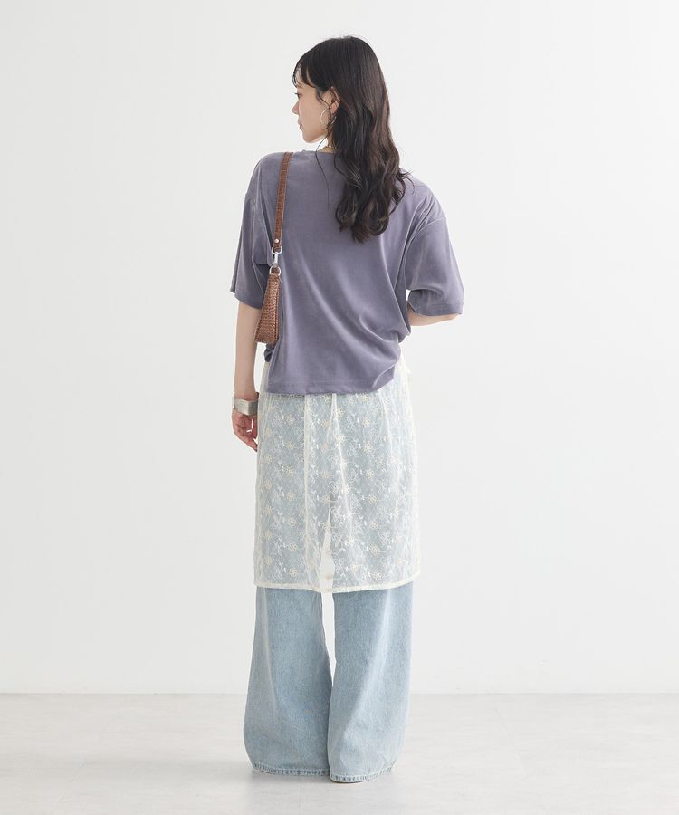 earth music&ecology「シアーベロアTee」|Tシャツ・カットソー|