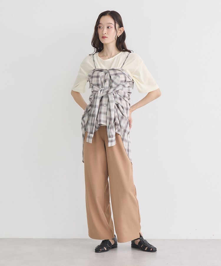 earth music&ecology「シアーベロアTee」|Tシャツ・カットソー|