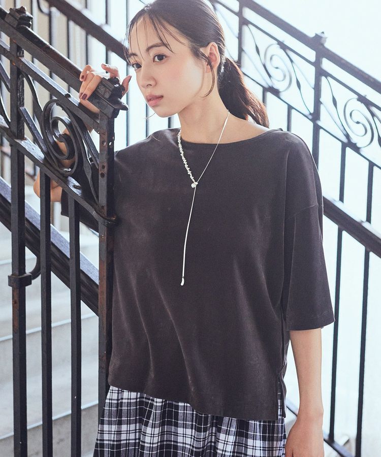 earth music&ecology「シアーベロアTee」|Tシャツ・カットソー|