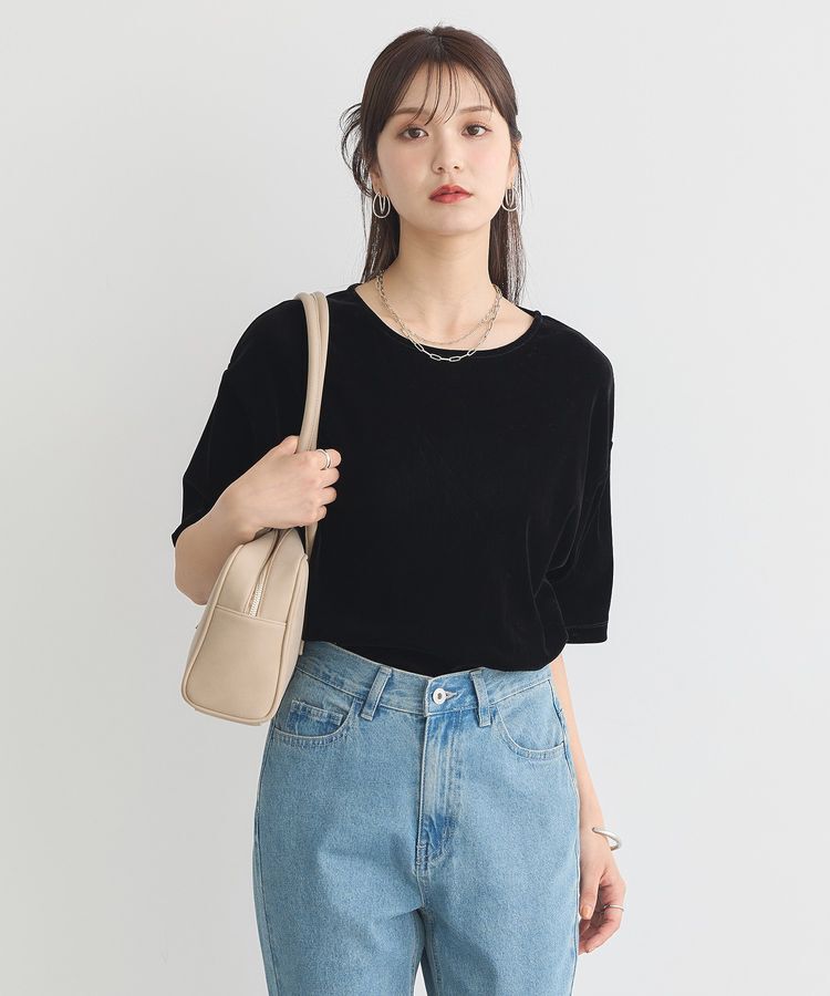 earth music&ecology「シアーベロアTee」|Tシャツ・カットソー|