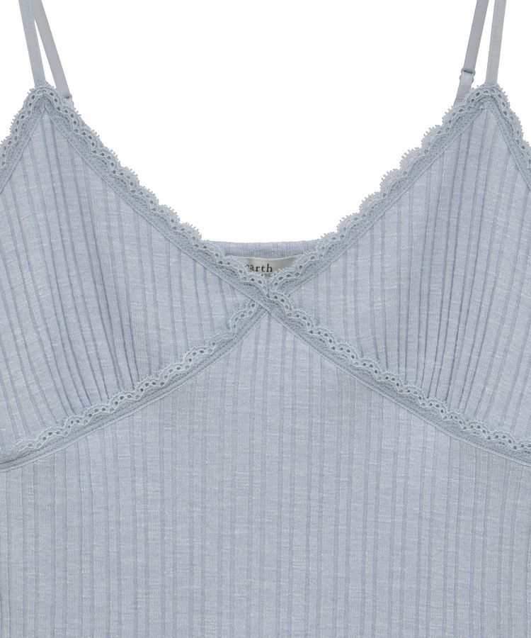 earth music&ecology「アイレットレースキャミ」|キャミソール|