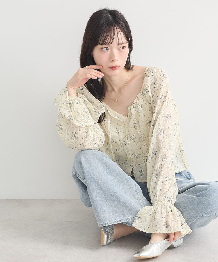 earth music&ecology「アイレットレースキャミ」|キャミソール|