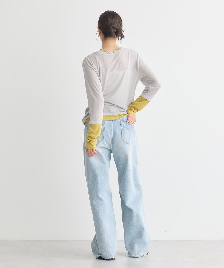 earth music&ecology「レイヤードシアープルオーバー」|Tシャツ・カットソー|