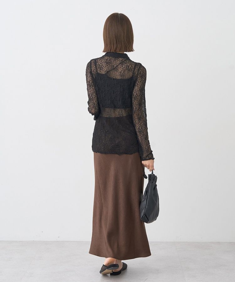 earth music&ecology「ストレッチレースシャツ」|シャツ・ブラウス|