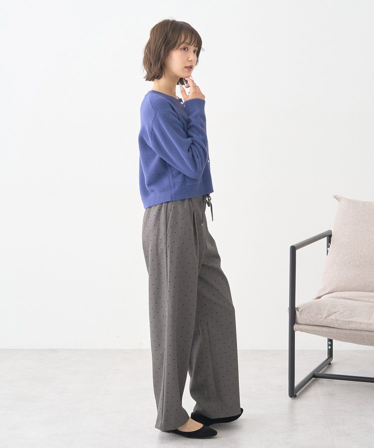 earth music&ecology「パウダーシャギークルーネックカーディガン」|カーディガン|