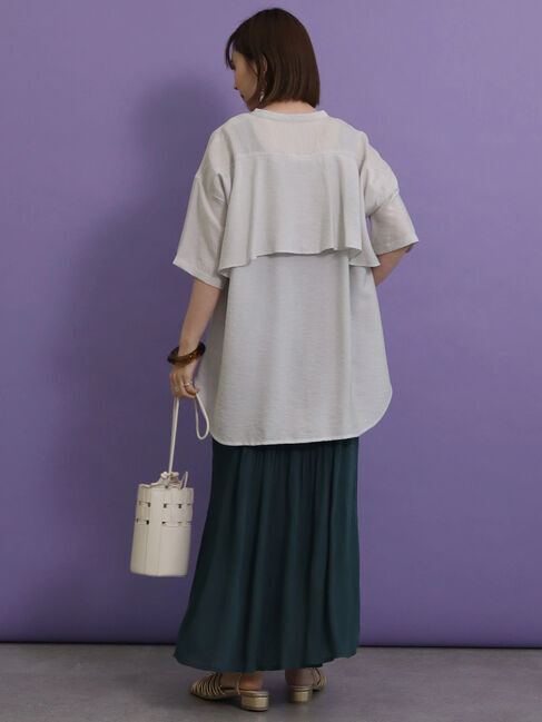  「楊柳バックティアードタイトスカート」|スカート|