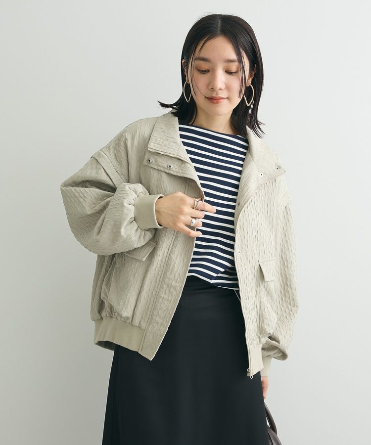 Green Parks「2WAY  ジャガードブルゾン」|その他|Khaki