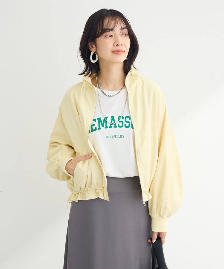 Green Parks「撥水加工 スタンドドロストブルゾン」|ブルゾン・スタジャン|