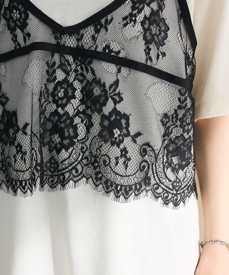 Green Parks「レースビスチェドッキングチュニック」|チュニック|