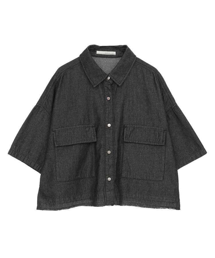 Green Parks「・ELENCARE DUE デニムショートシャツ」|シャツ・ブラウス|