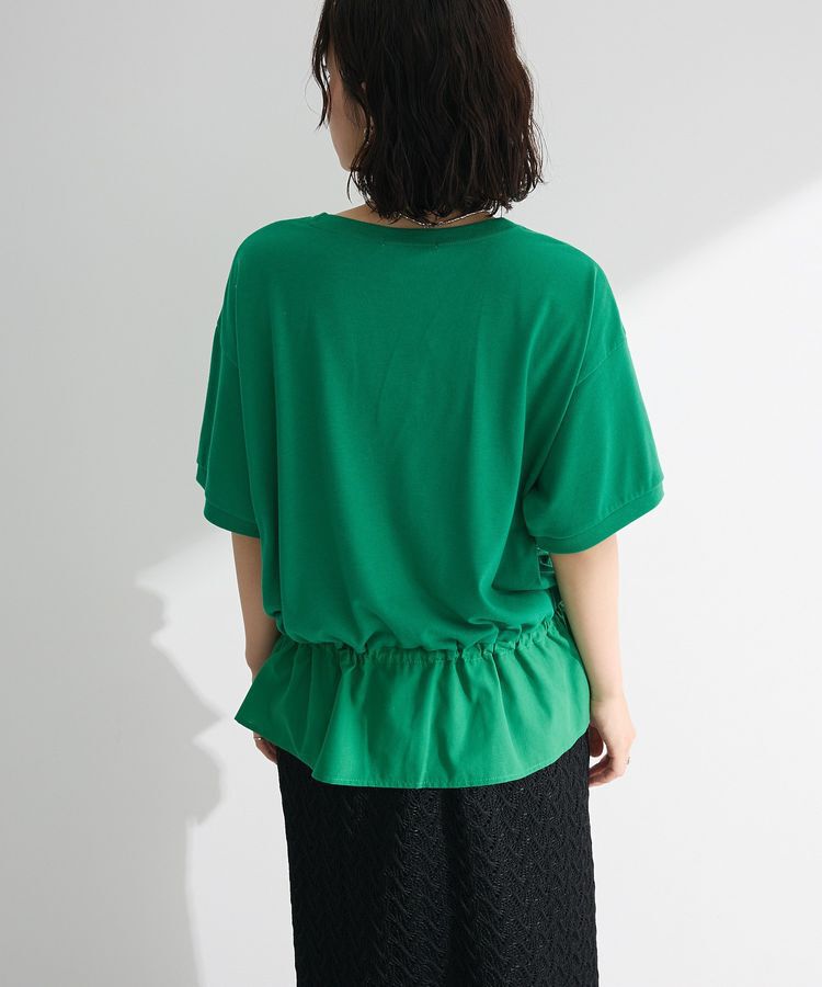 Green Parks「ウエストドロストドッキングロゴプルオーバー」|Tシャツ・カットソー|