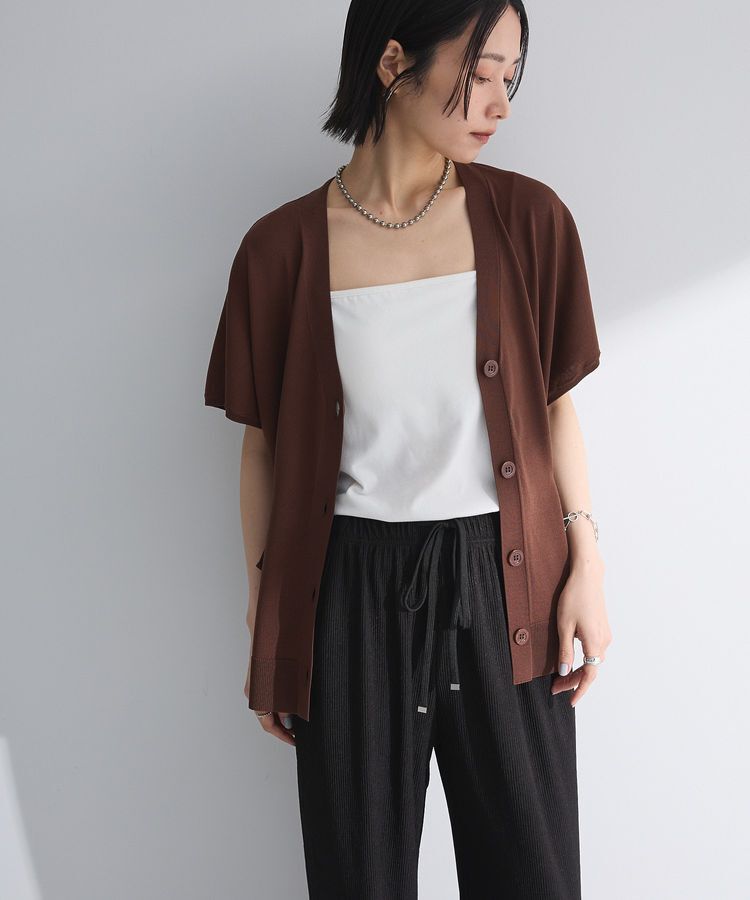 Green Parks「フレンチスリーブカーディガン」|カーディガン|