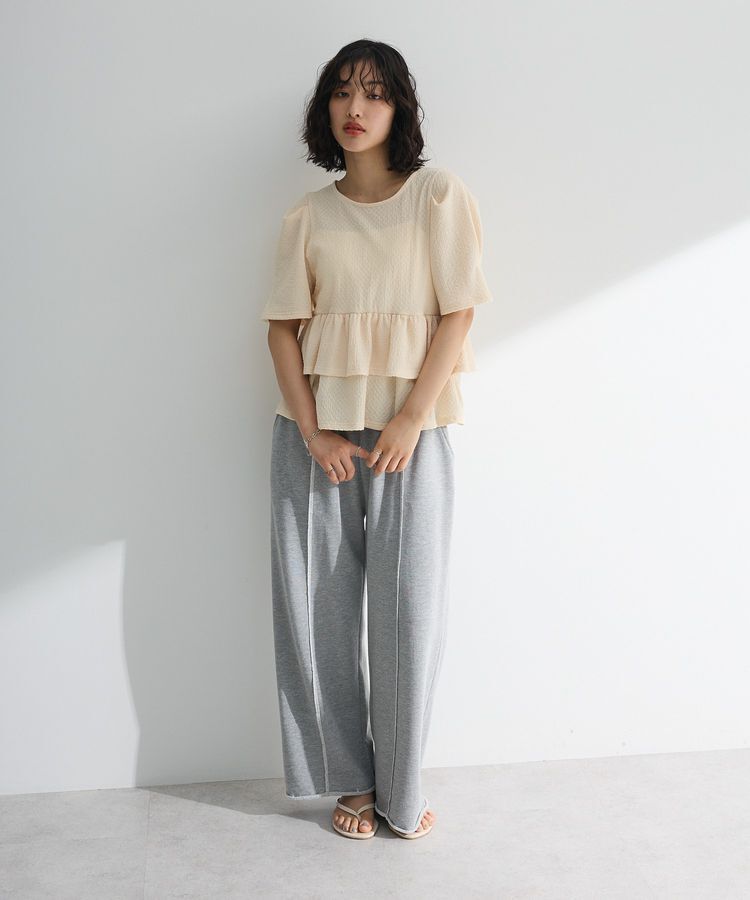 Green Parks「・PetitFleur 2wayダイヤ柄プルオーバー」|Tシャツ・カットソー|