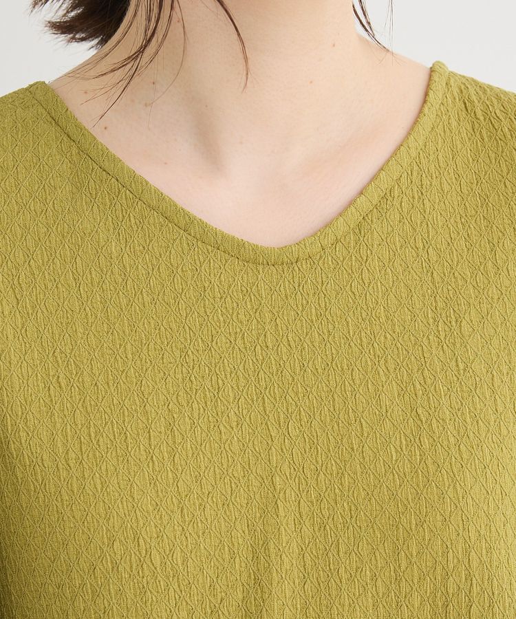 Green Parks「・PetitFleur 2wayダイヤ柄プルオーバー」|Tシャツ・カットソー|