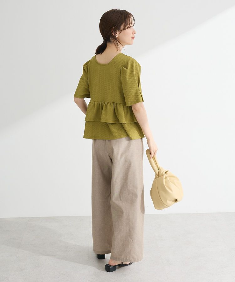 Green Parks「・PetitFleur 2wayダイヤ柄プルオーバー」|Tシャツ・カットソー|