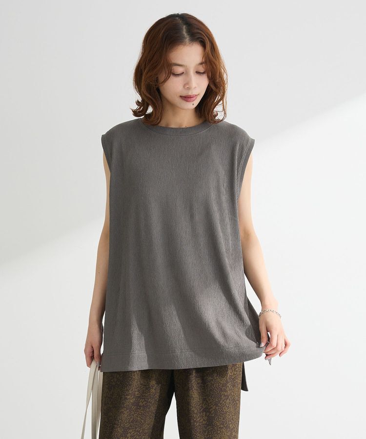 Green Parks「サイドリボンノースリーブチュニック」|チュニック|