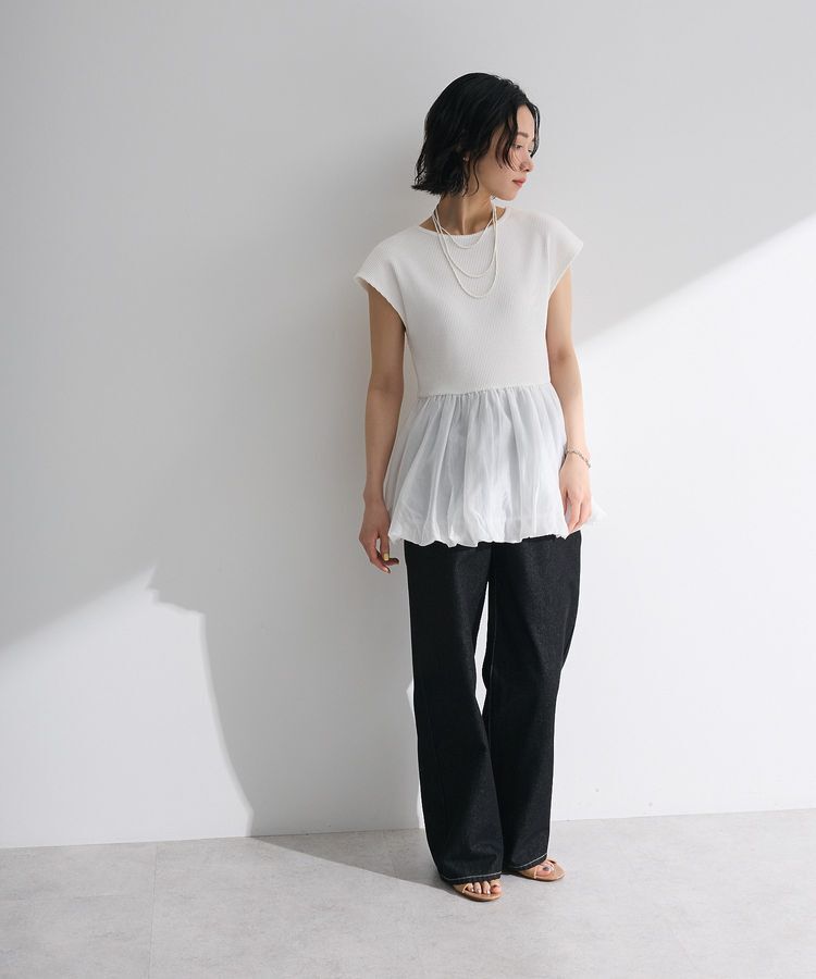 Green Parks「・ELENCARE DUE フレンチバルーントップス」|Tシャツ・カットソー|