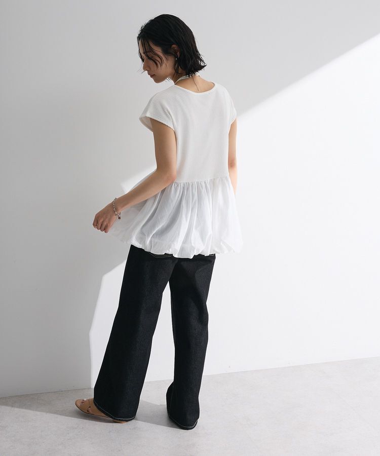 Green Parks「・ELENCARE DUE フレンチバルーントップス」|Tシャツ・カットソー|