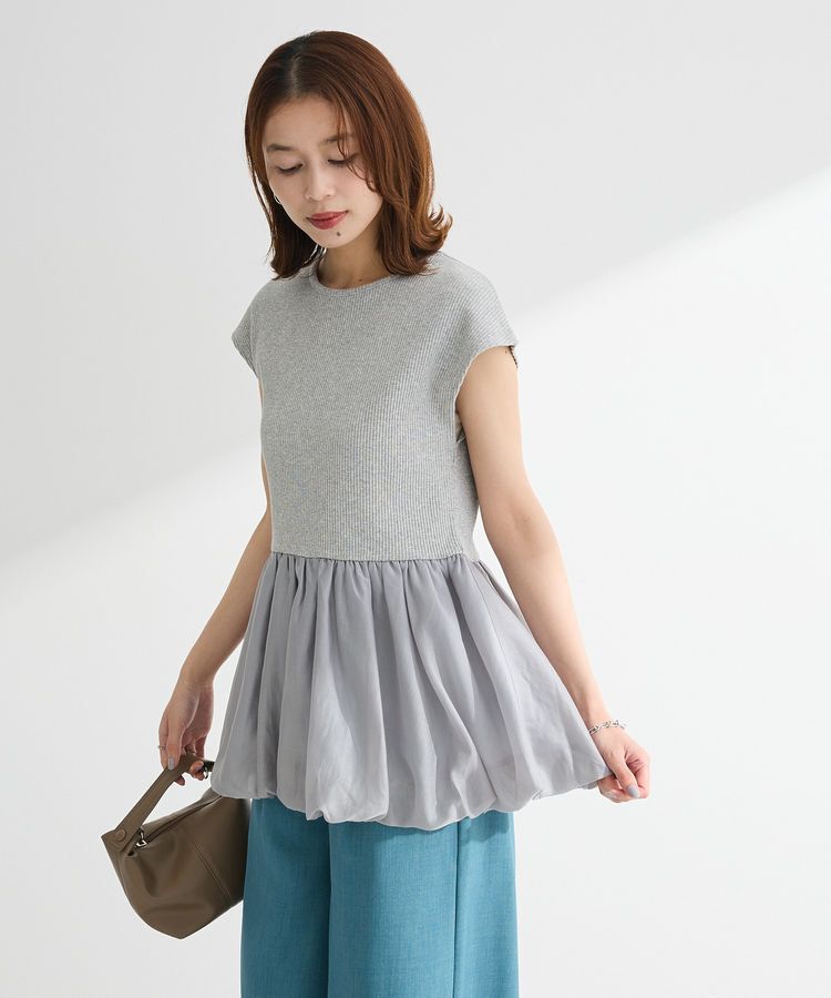 Green Parks「・ELENCARE DUE フレンチバルーントップス」|Tシャツ・カットソー|