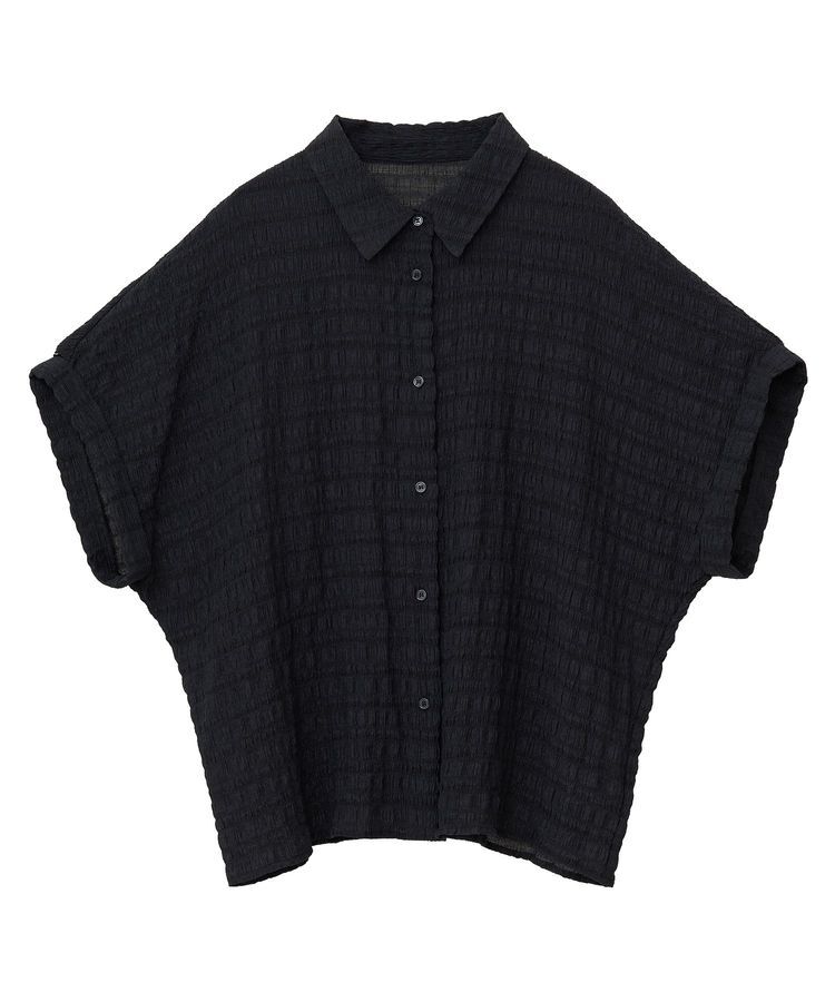 Green Parks「シアーシャーリングフレンチスリーブシャツ」|シャツ・ブラウス|