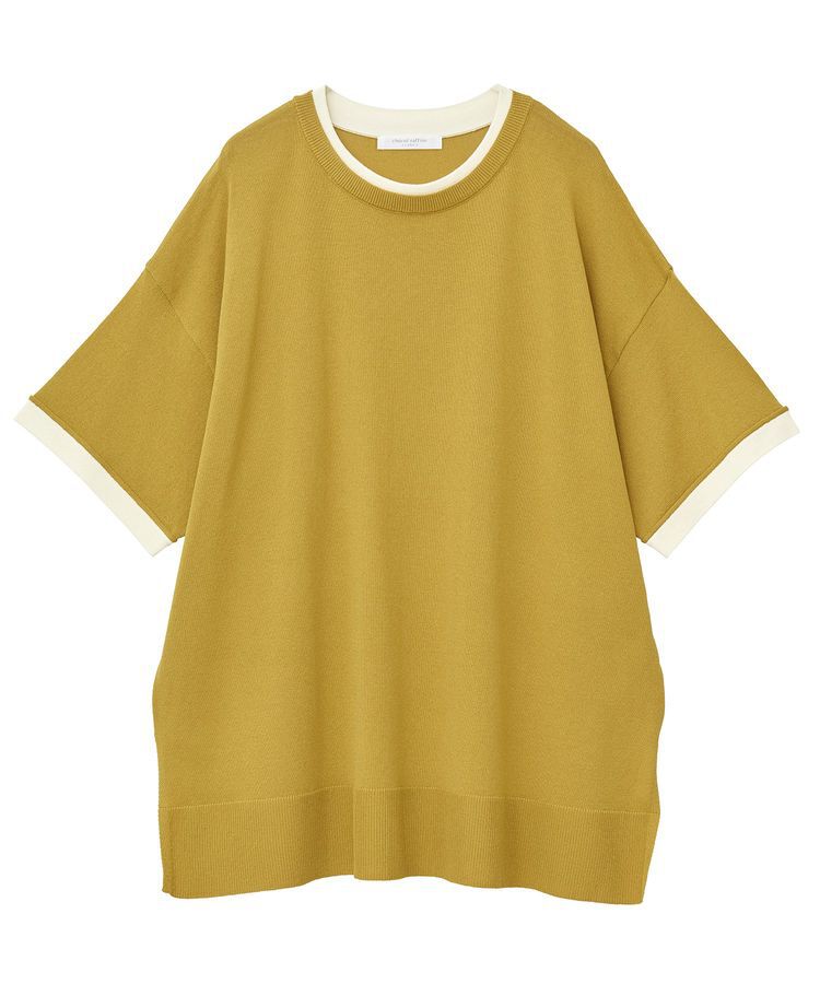 Green Parks「冷やっとすずやかレイヤーニットプルオーバー」|ニット・セーター|