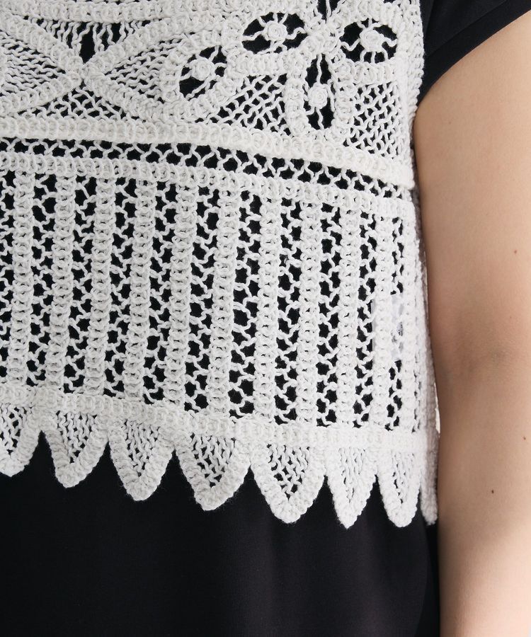 Green Parks「SET2点クロシェベスト＋ワンピース」|ワンピース|