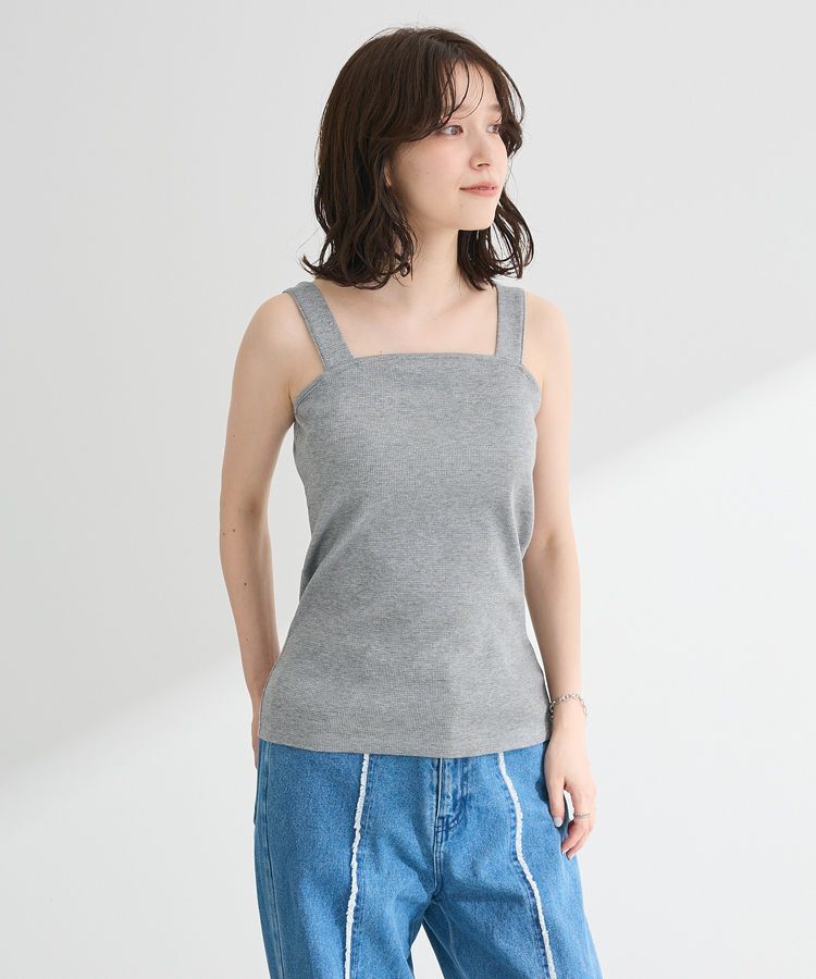 Green Parks「スクエアラメタンクトップ」|インナー|