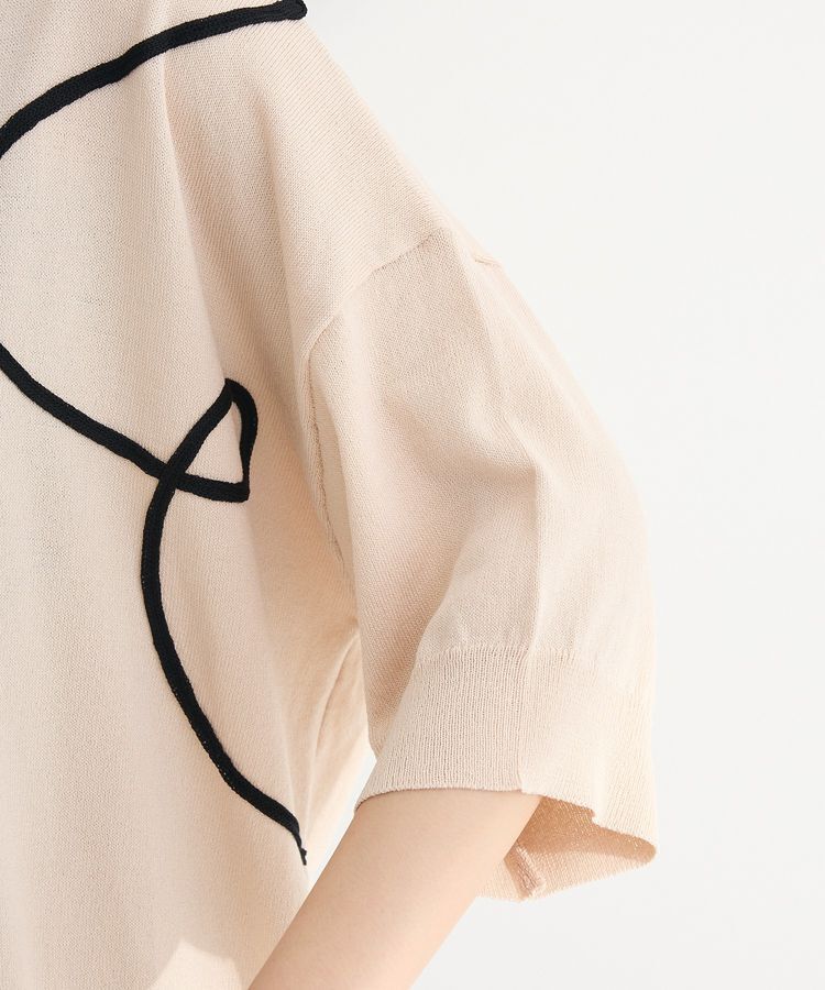 Green Parks「刺繍コードVネックカーディガン」|カーディガン|