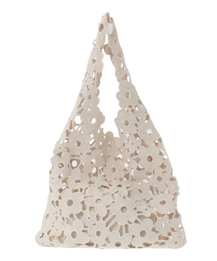 Green Parks「・cache cache フラワーレーストートバッグ」|トートバッグ|