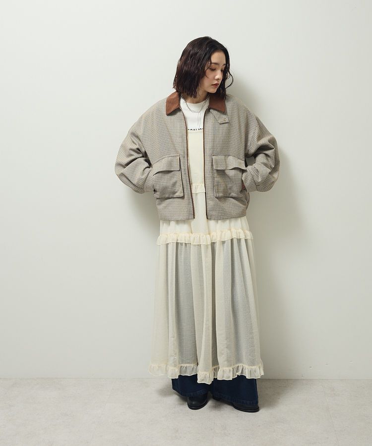 Green Parks「・Petit Fleur シアーティアードキャミワンピ」|ワンピース|