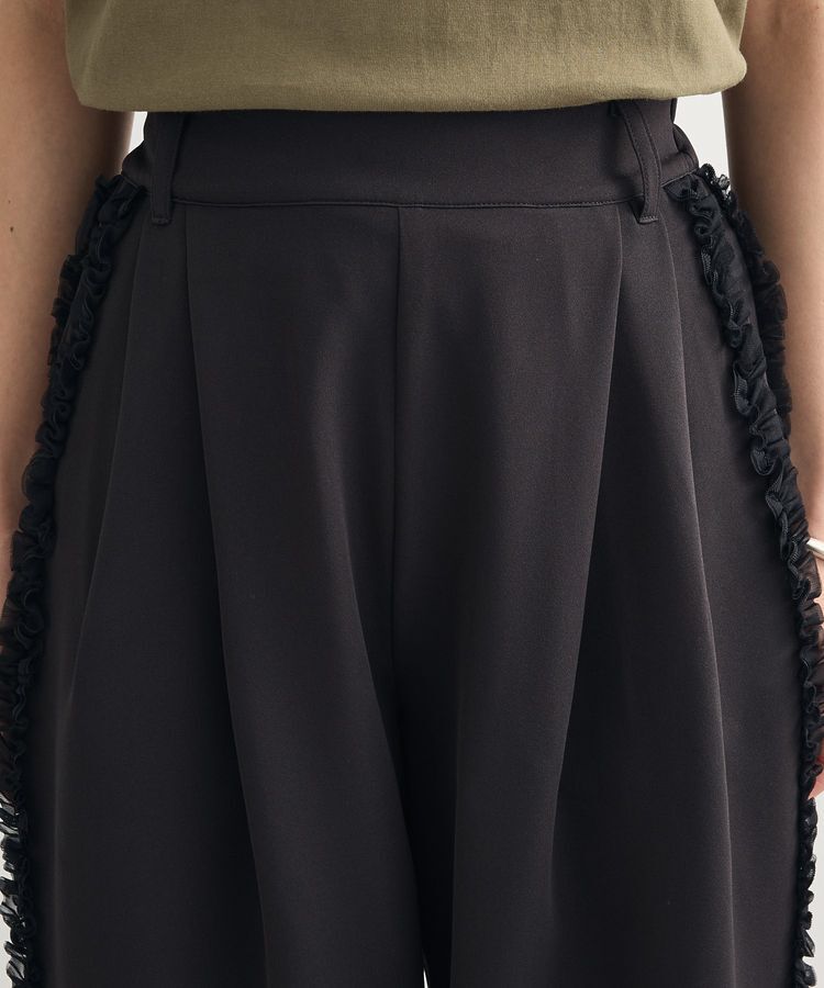 Green Parks「・swing by サイドフリルワイドパンツ」|その他|