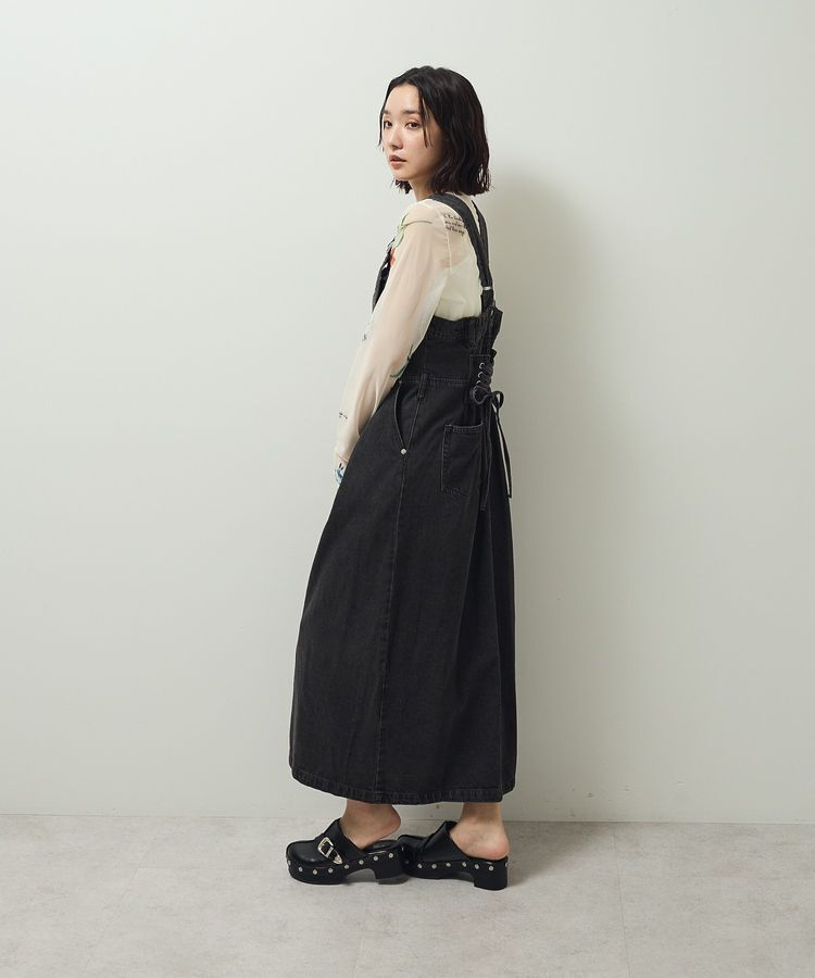 Green Parks「・SUGAR SPOON 2wayデニムジャンスカ」|ジャンパースカート|