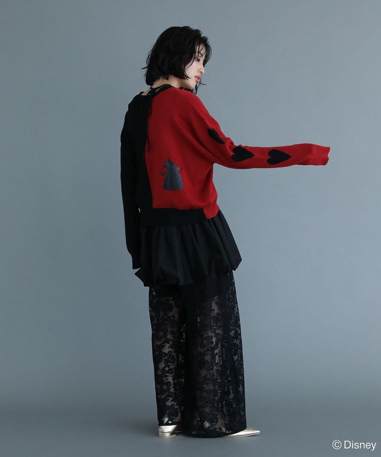 Green Parks「VILLAINS/アシンメトリーニットカーディガン」|カーディガン|