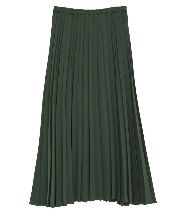 Green Parks「サテン変形プリーツスカート」|スカート|