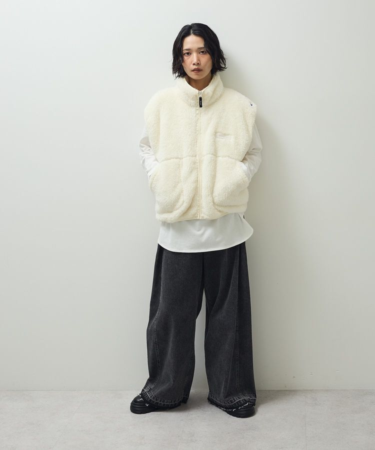 Green Parks「・SUGAR SPOON タックデニムワイドパンツ」|デニム|