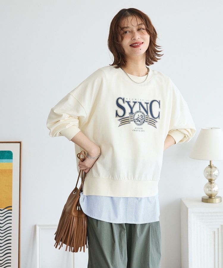 Green Parks「アソートカレッジロゴ裏毛プルオーバー」|スウェット・ジャージ|